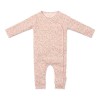Kruippakje met bloemetjes - One-piece pyjama fairy floral noos